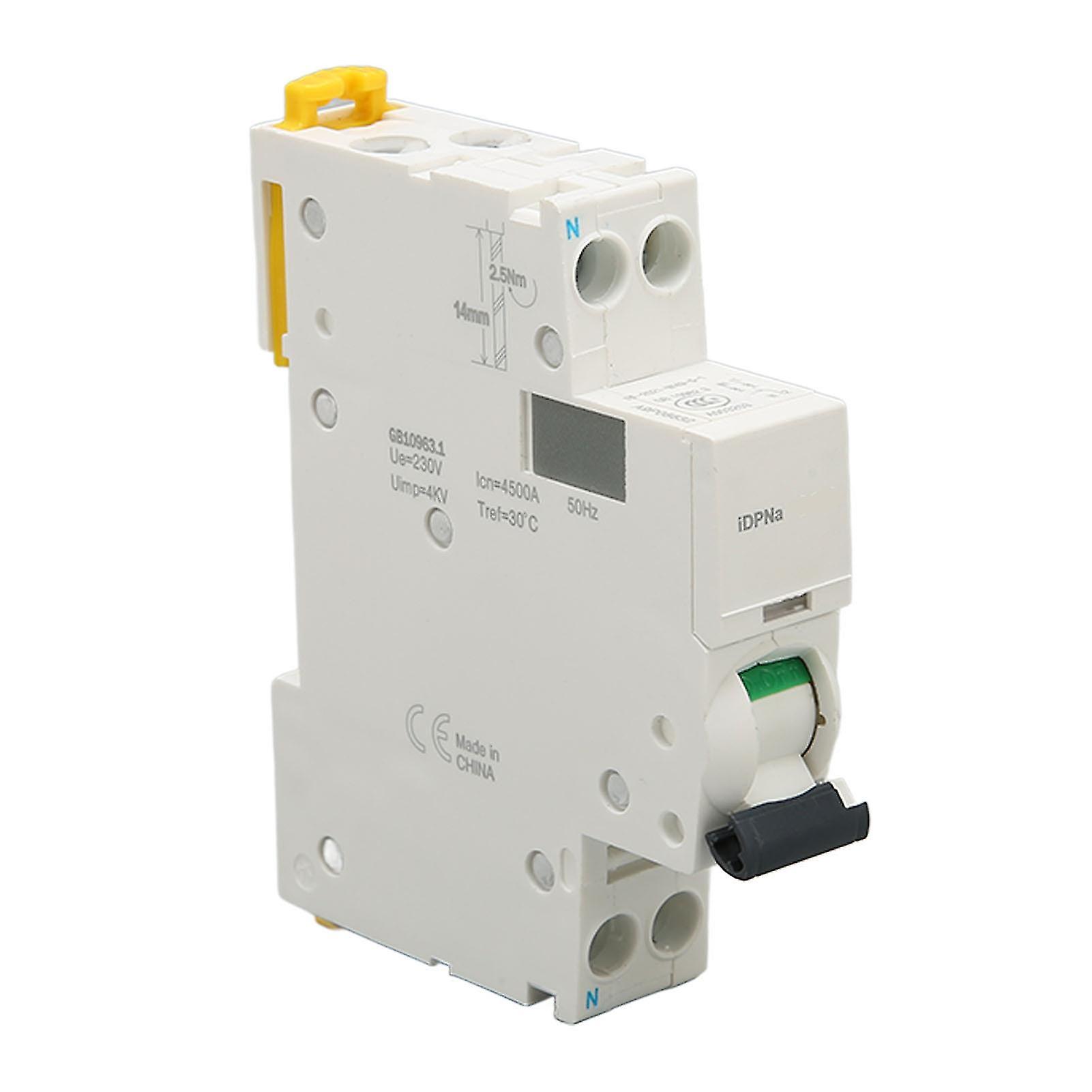 Miniature Circuit Breaker Safety Leakage Protection Switch Circuit Breaker with Complete Electrical Accessories AC 230V 32A