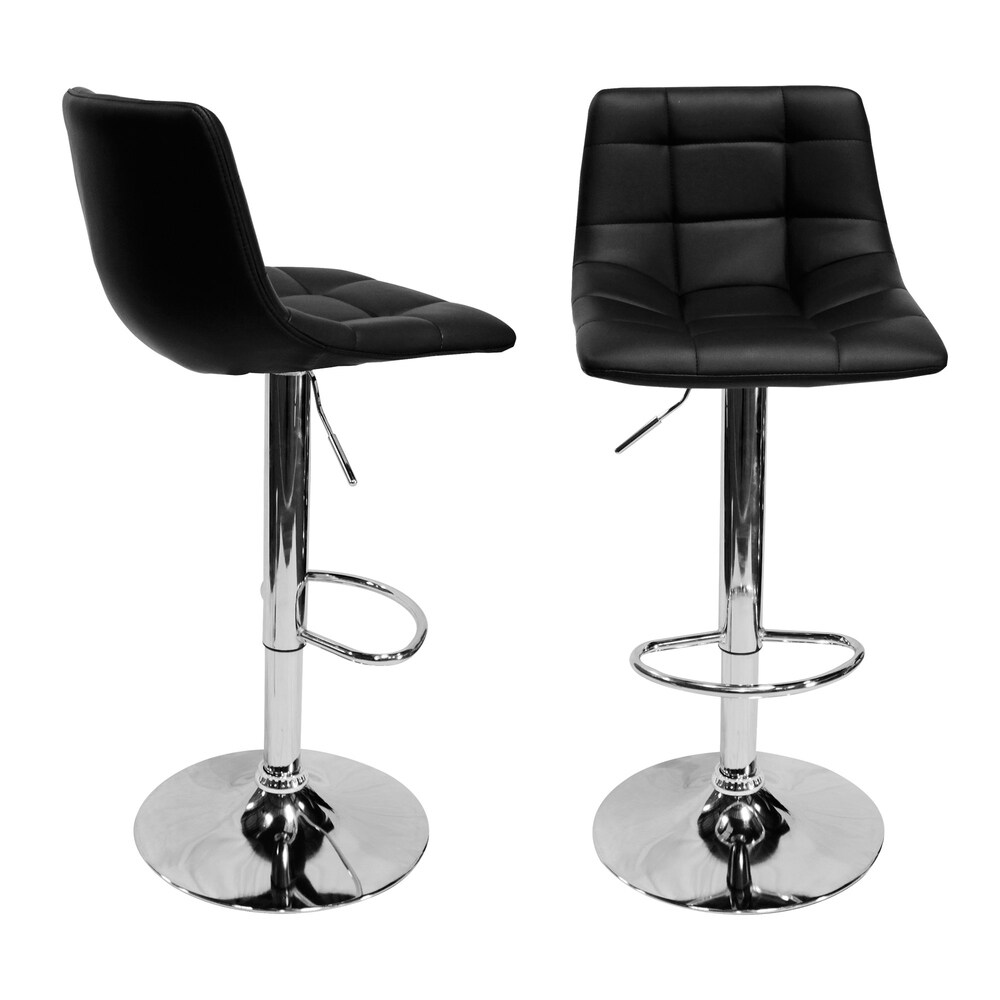 Best Master Furniture Adjustable Swivel Modern Bar Stools (Set of 2)