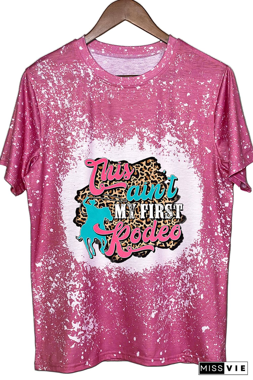 This Ain't My First Rodeo Leopard Graphic Tee Wholesale