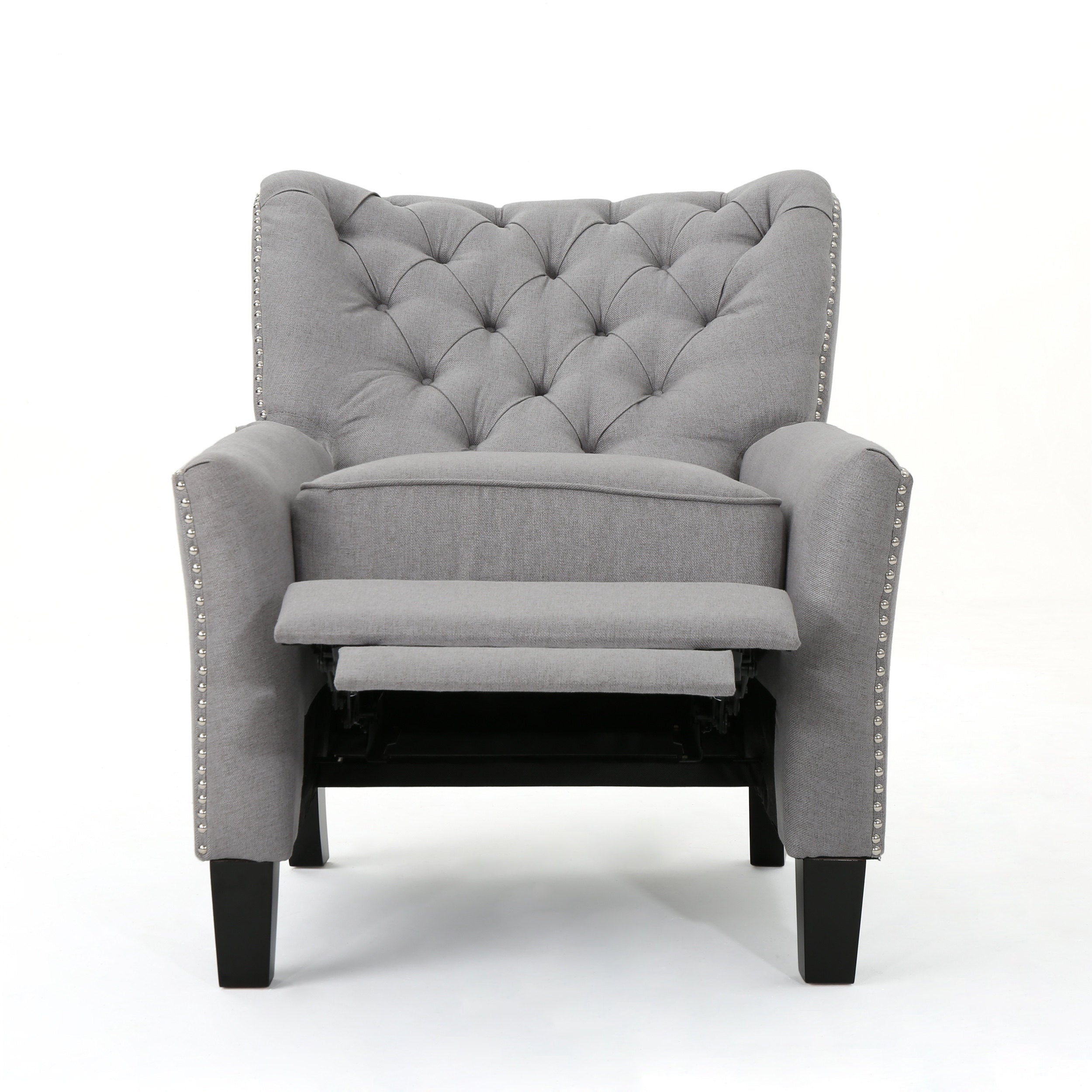 Carlyle Tufted Back Fabric Recliner Armchair