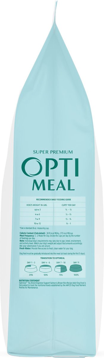 Optimeal Skin and Digestive Support Salmon and Brown Rice Recipe Toy Breed Dry Dog Food