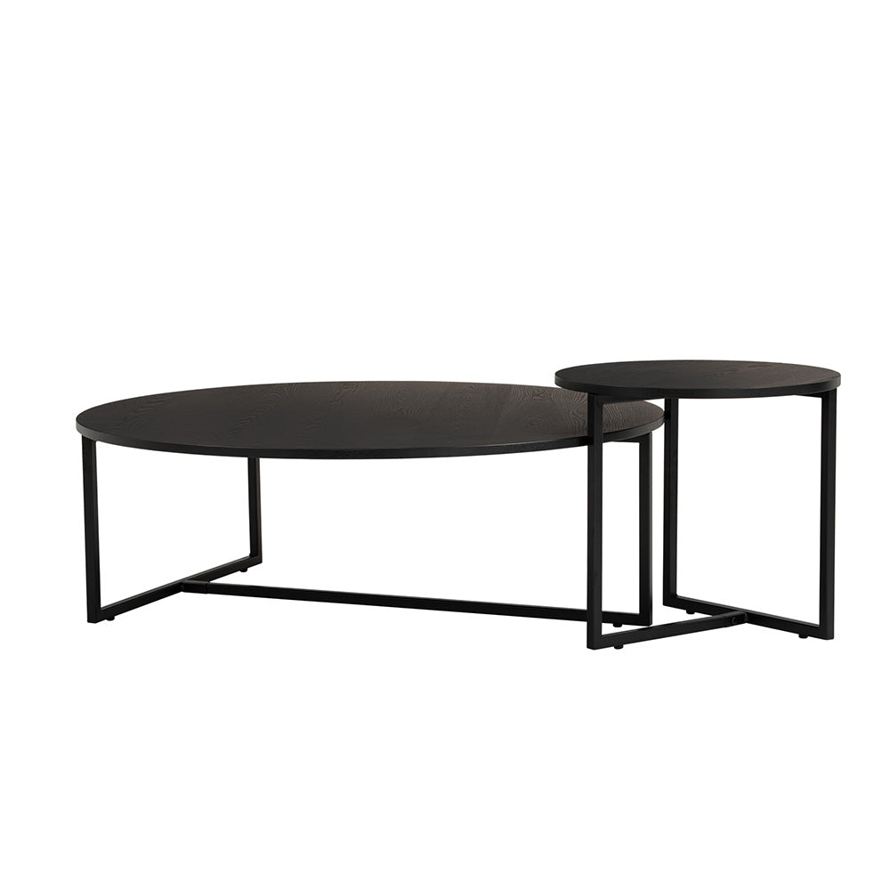 TURNER Round Side Table 46cm - Black