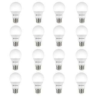 EcoSmart 40-Watt Equivalent A19 Dimmable ENERGY STAR LED Light Bulb Bright White (16-Pack) B7A19A40WESD02