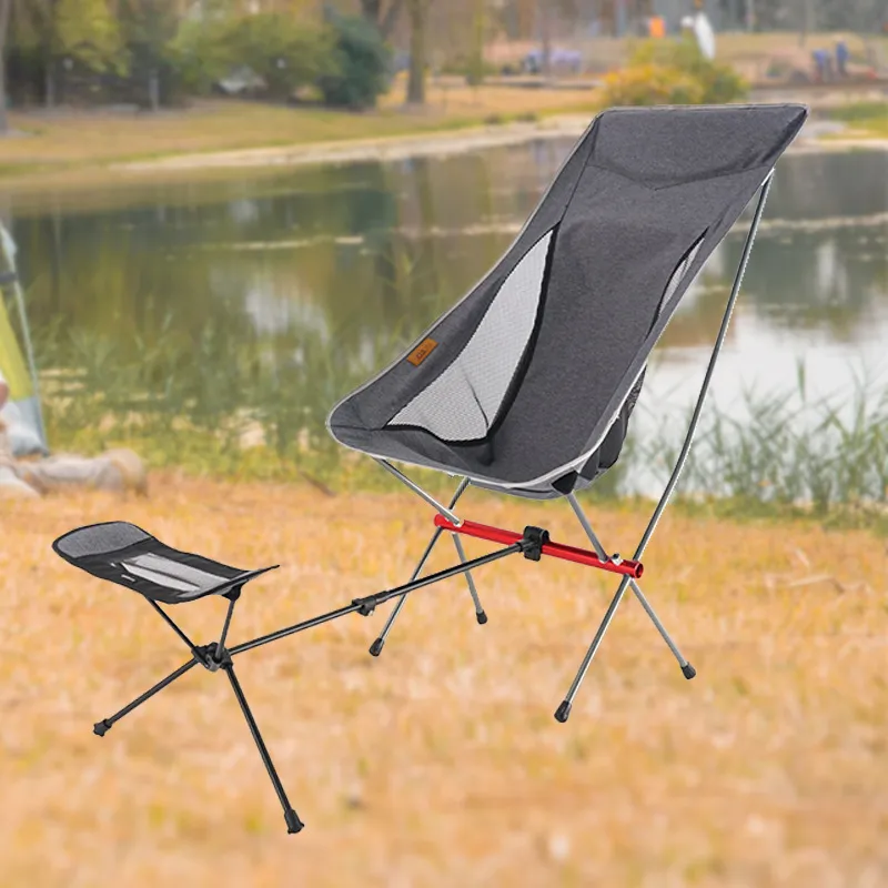 Wholesale Outdoor Lightweight Folding Beach Chairs Outdoor Knit Webbed Camping Chair