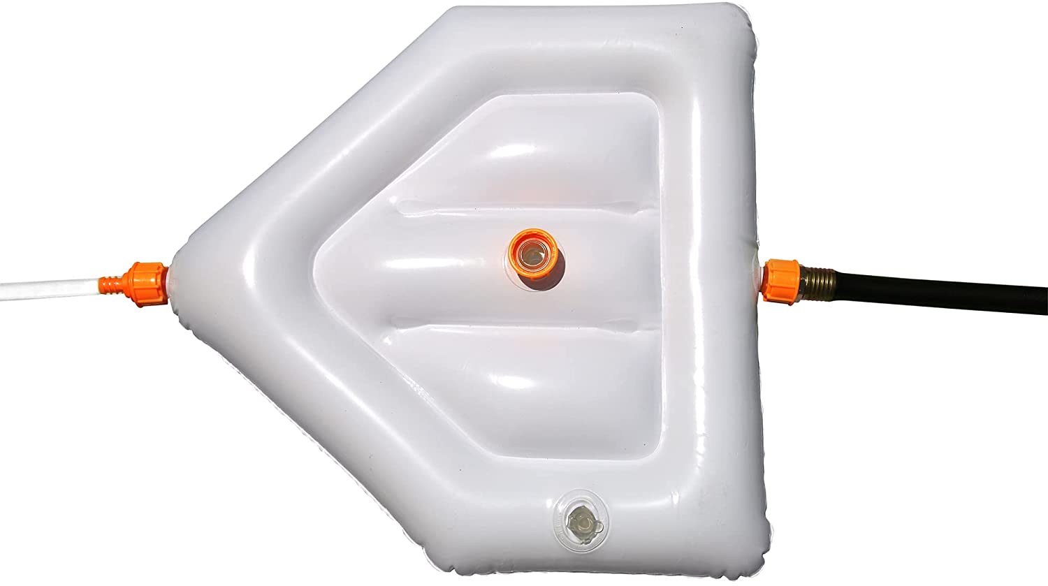 BANZAI Home Run Splash Baseball Slide， Length: 14 ft， Width: 14 ft， Inflatable Outdoor Backyard Water Slide Splash Toy， Baseball Bat and Ball Included， Slide