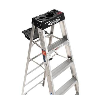 Werner 6 ft. Aluminum Step Ladder with 300 lbs. Load Capacity Type IA Duty Rating 376