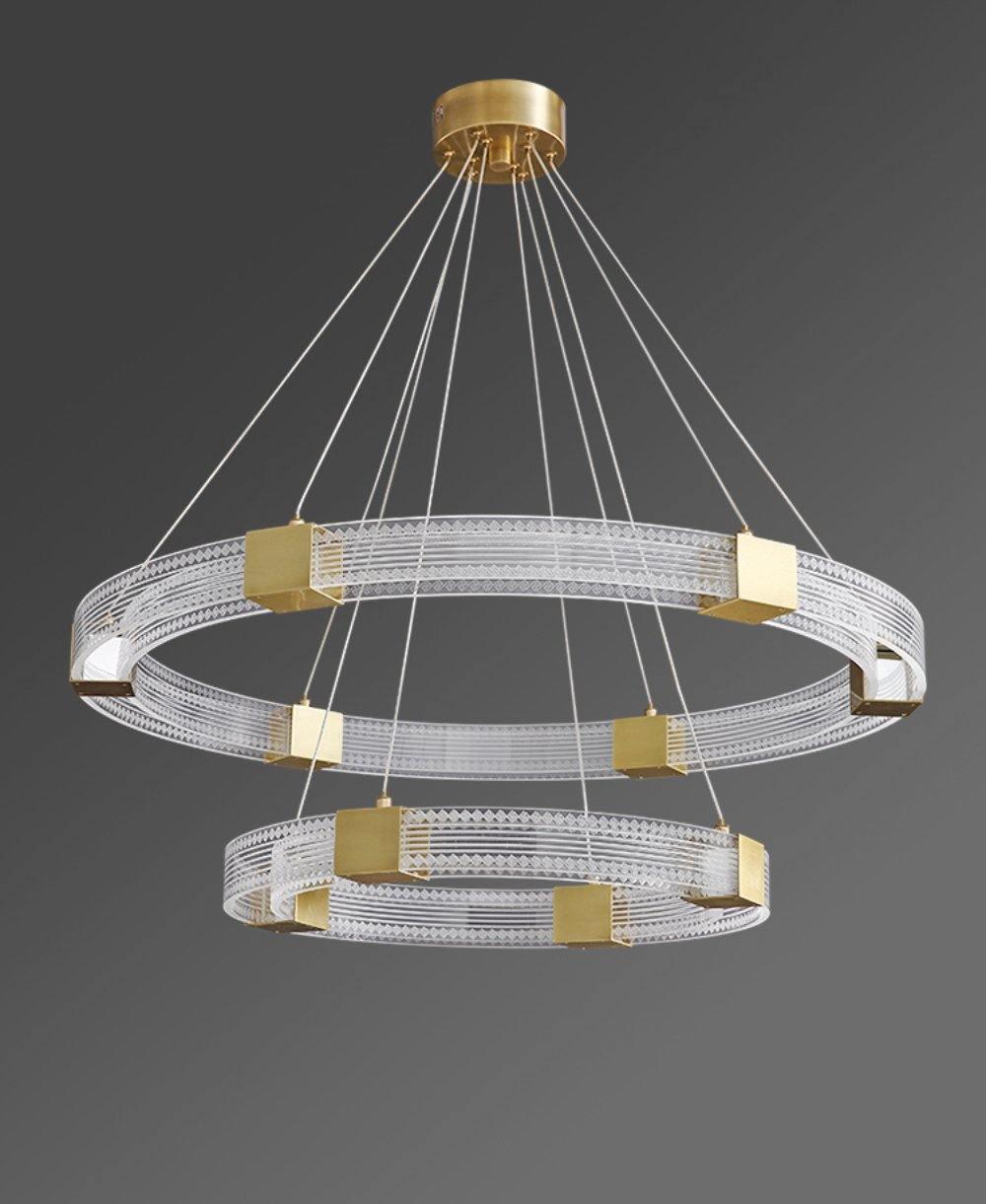 Parallel Ring LED Chandelier