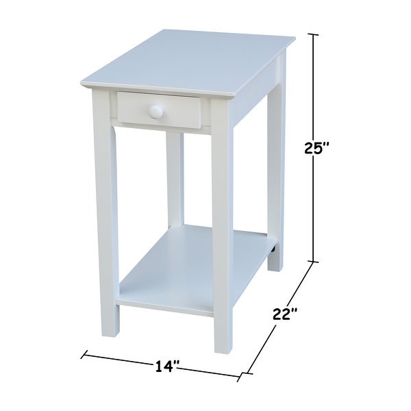 The Gray Barn Moonshine Narrow End Table - 22