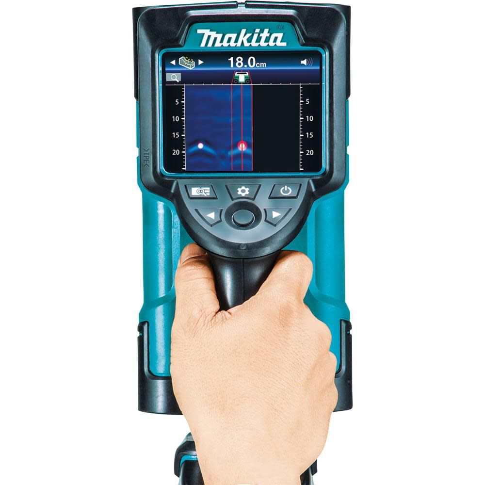 Makita 18V LXT LithiumIon Cordless Multi-Surface Scanner Kit (2.0Ah) with Interlocking Storage Case DWD181R1J from Makita