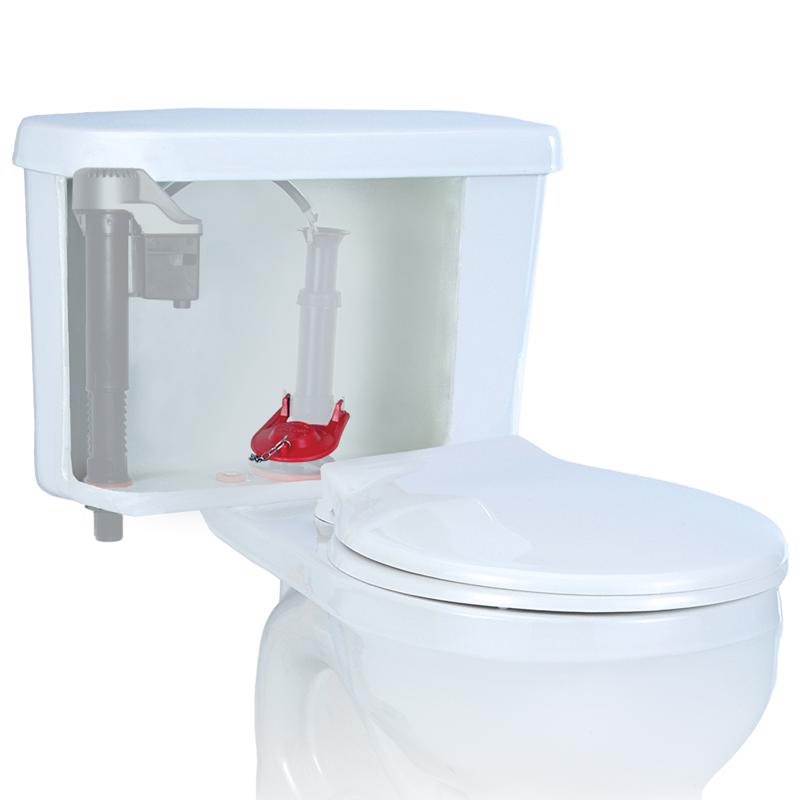 TOILET FLAPPER UNIV RED