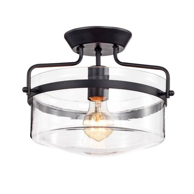 X 12 6 quot X 9 25 quot 1 light Merwin Pendant Black Warehouse Of 