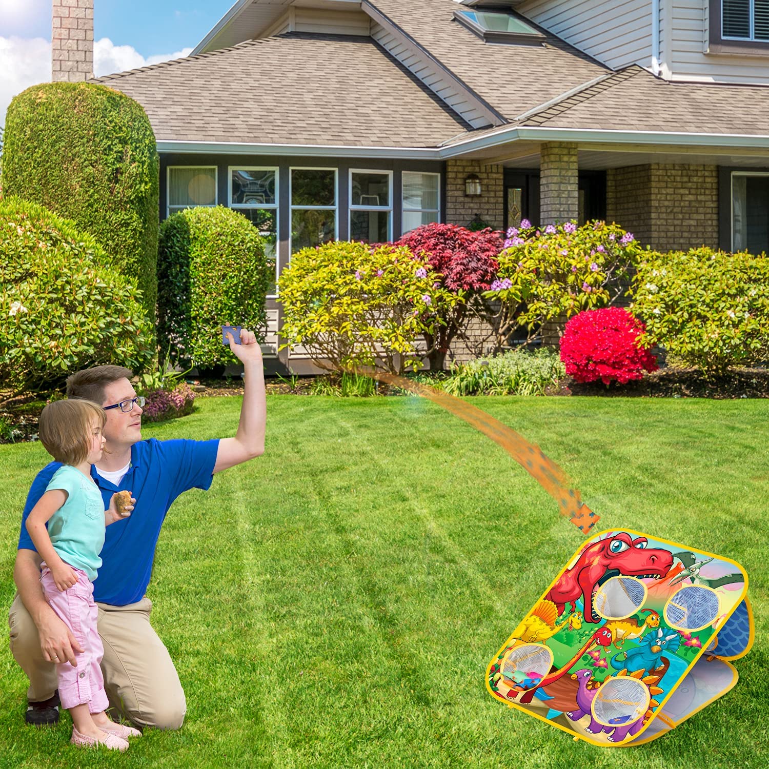 Bean Bag Toss Game Kids Outdoor Toys