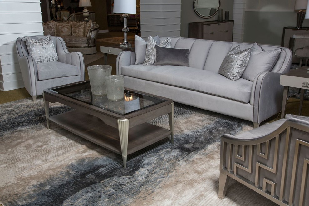 AICO Michael Amini Roxbury Park End Table   Contemporary   Side Tables And End Tables   by Unlimited Furniture Group  Houzz