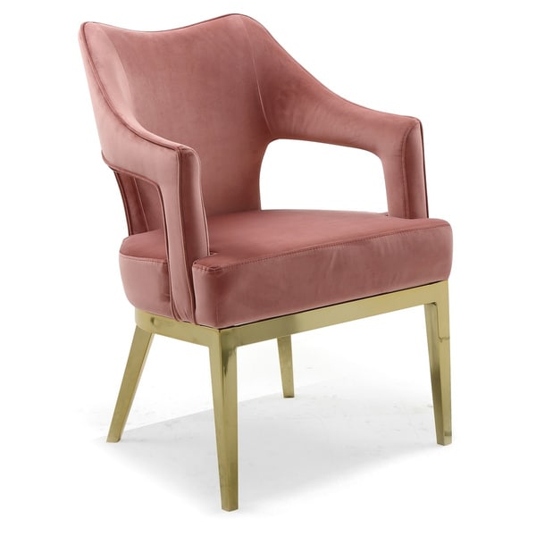 Chic Home Danu Velvet Upholstered Accent Chair