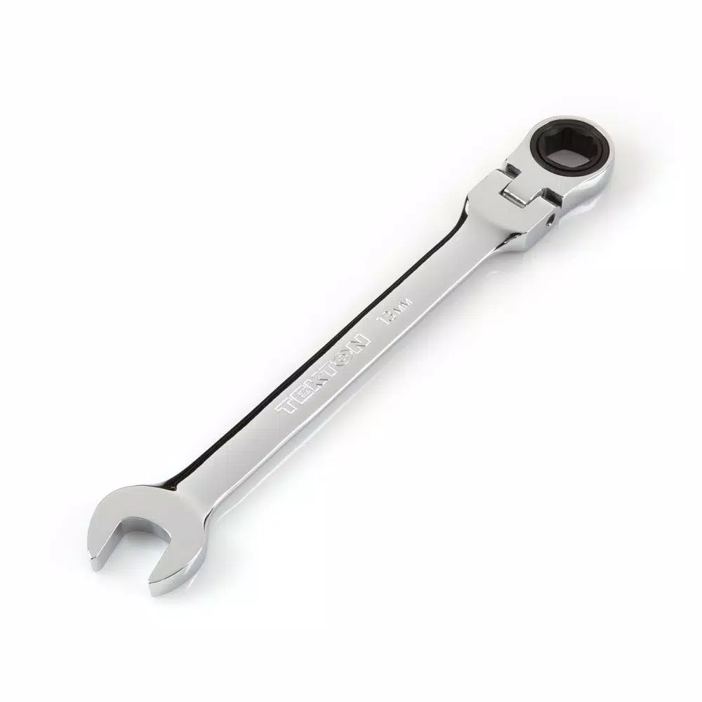 TEKTON 13 mm Flex-Head Ratcheting Combination Wrench and#8211; XDC Depot