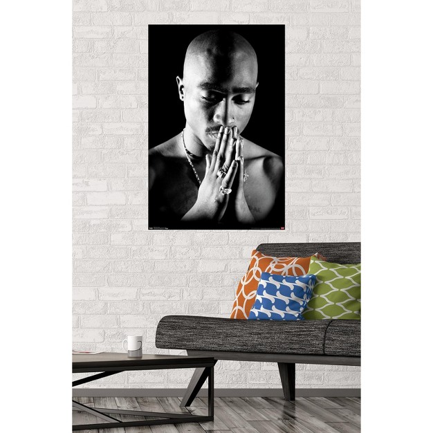 Trends International Tupac Praying Unframed Wall Poster Prints