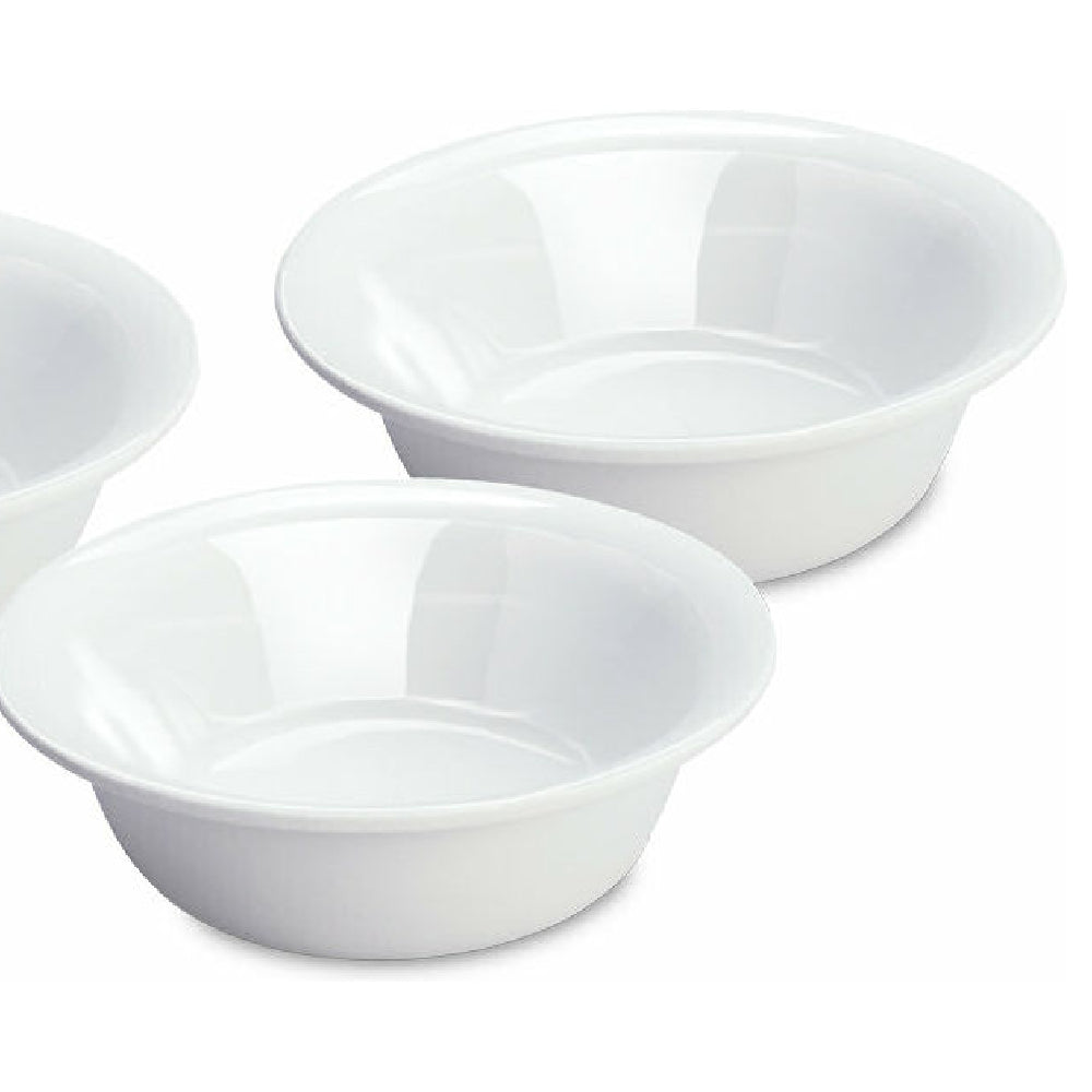 Sterilite 20 Ounce Cereal Soup Bowls Set of 3 Plastic White， 2 Pack