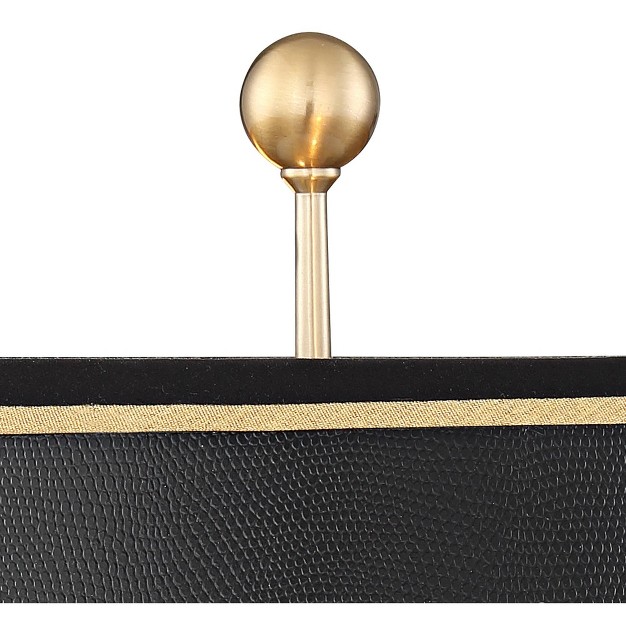 Tall Warm Brass With Usb Charging Port Black Shade For Bedroom Living Room Bedside Office Kids