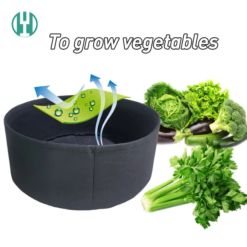 Hyh Growing Bag Eco Friendly Black Grow Bag For Garden Supplies