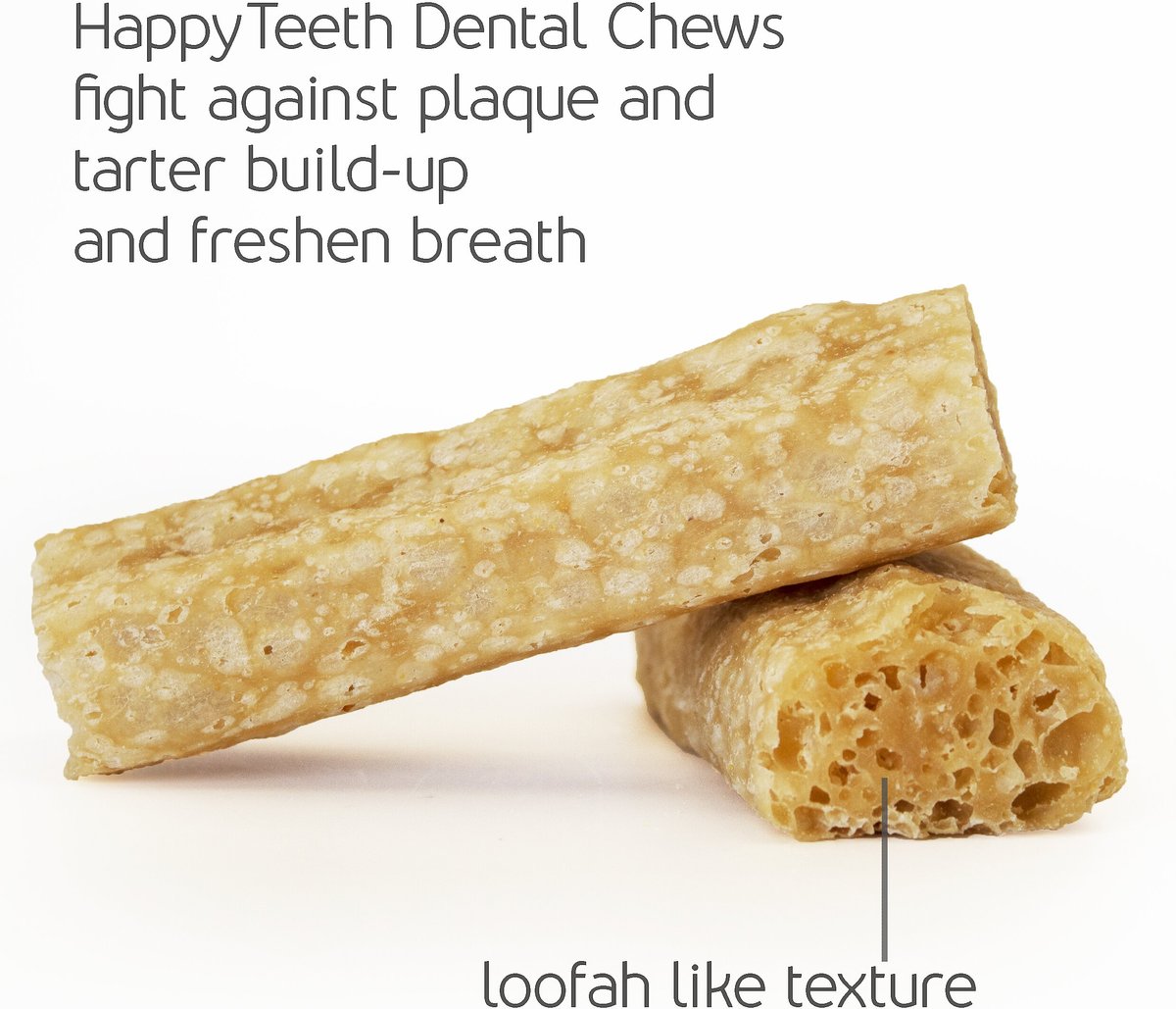 Himalayan Pet Supply Happy Teeth Large Peanut Butter Flavor Dental Dog Treat