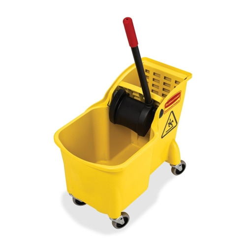 Rubbermaid Commercial 31 Quart Mop Bucket Combination  RCP738000YL