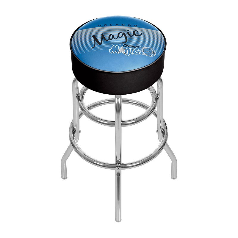 Orlando Magic Hardwood Classics Padded Swivel Bar Stool