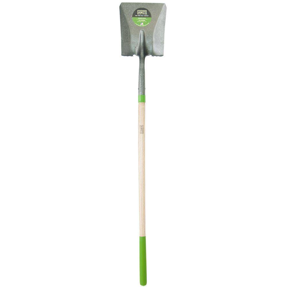 Ames 48 in. Wood Handle Square Point Shovel 2535700