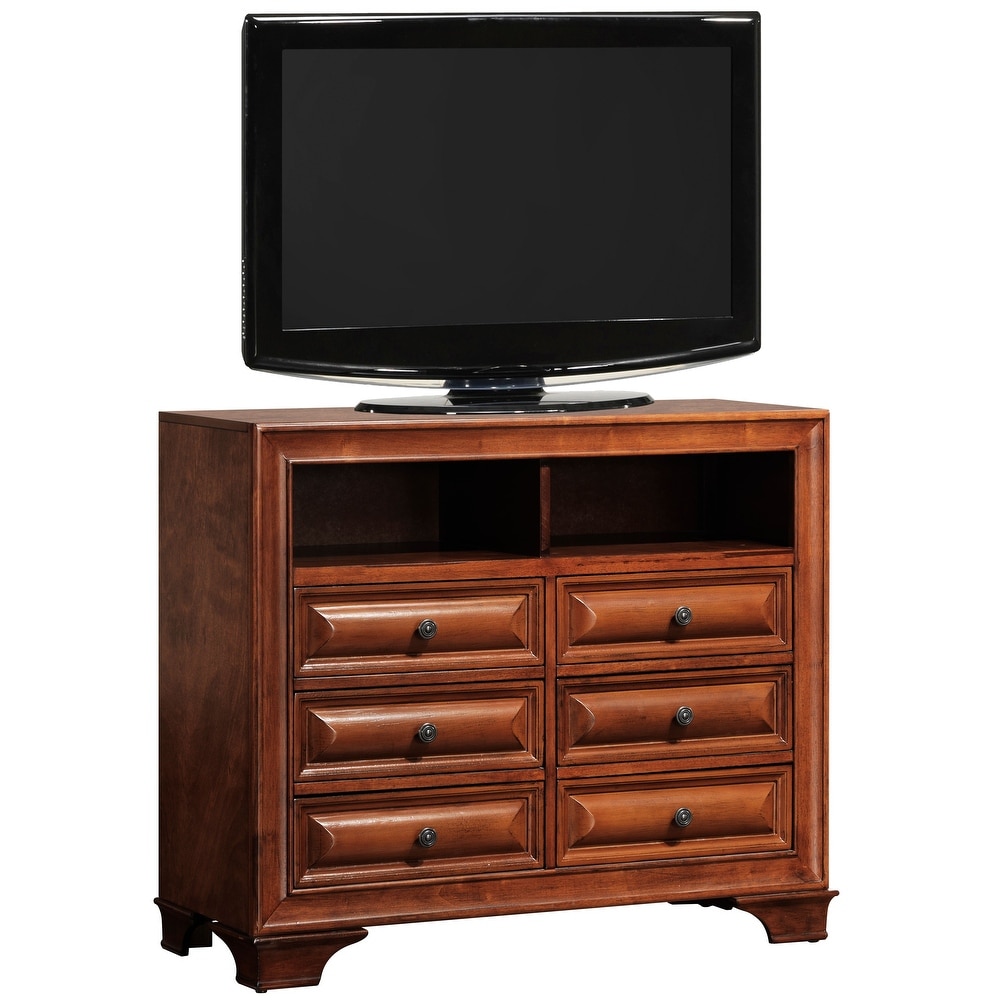 LaVita 6 drawer Wood TV Media Chest