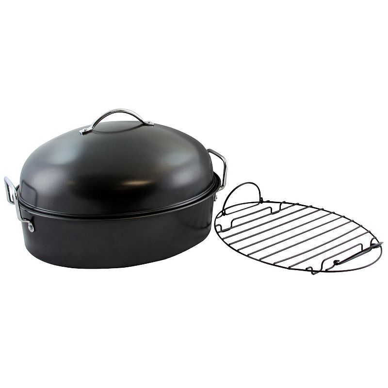 Gibson Home Kenmar High Dome Oval Roaster Set