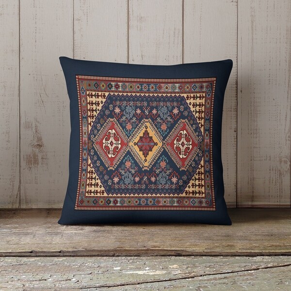 YALAMEH NAVY Indoor|Outdoor Pillow By Kavka Designs