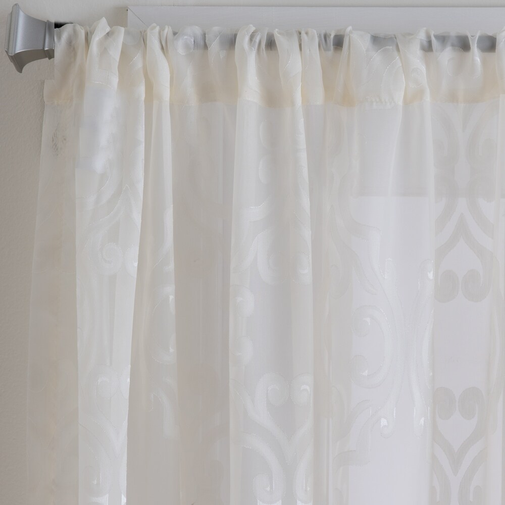 Miller Curtains Madison Rod Pocket Semi Sheer Panel