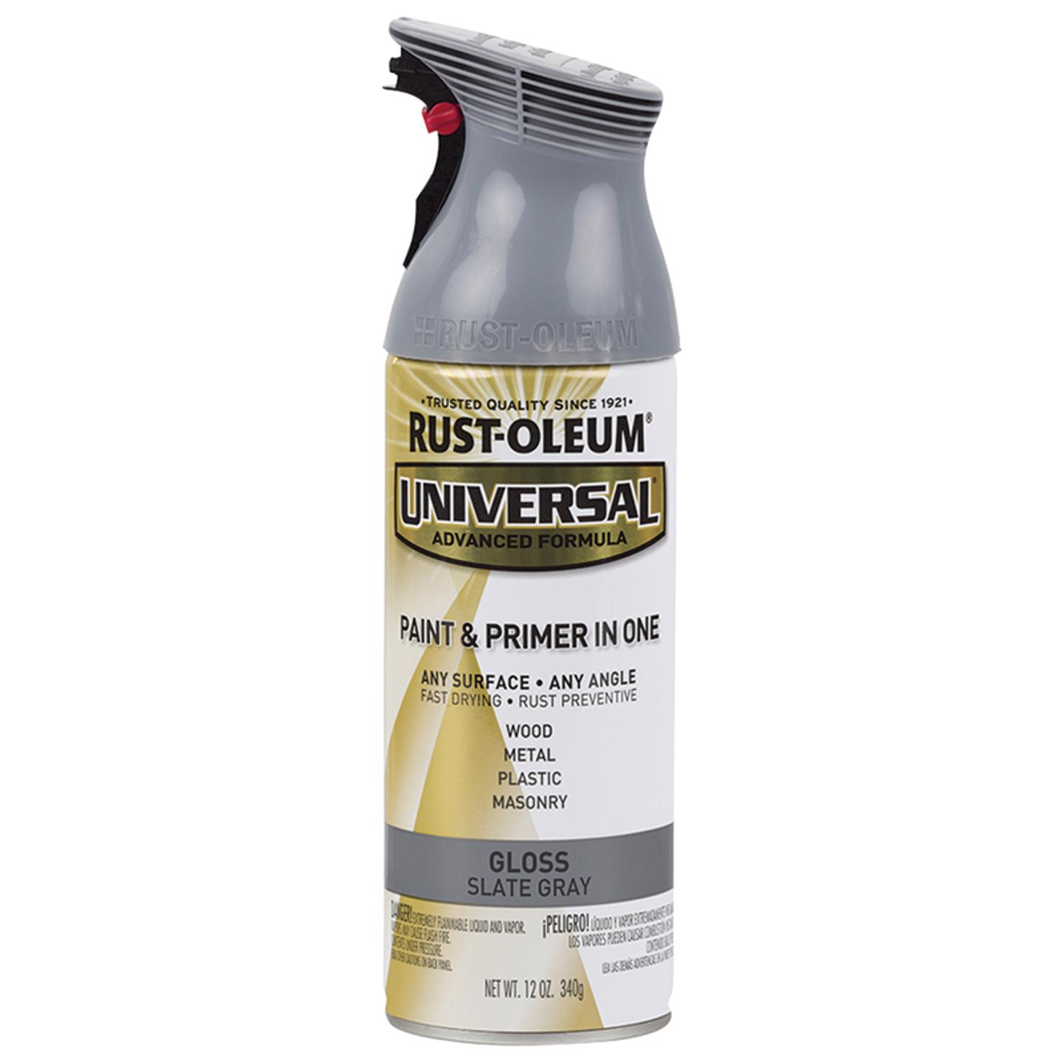 Rust-Oleum Universal Gloss Slate Gray Spray Paint 12 oz