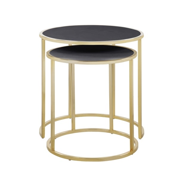 Chic Home Olivia Nightstand Side Table 2 Piece Set