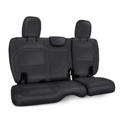 PRP Seats Rear Bench Cover for Jeep Wrangler JL， 4 door with cloth interior - All Black