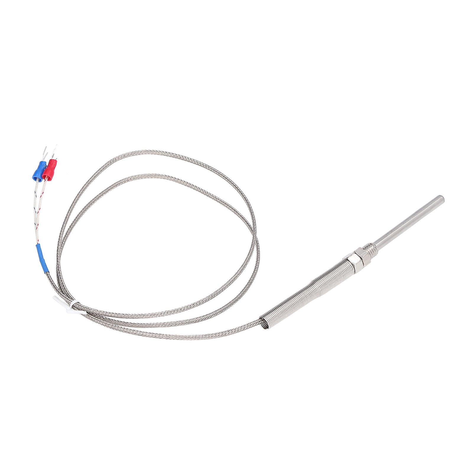 Berm K Type Thermocouple Temperature Controller Sensor 0400 50mm Probe 1meter Wire