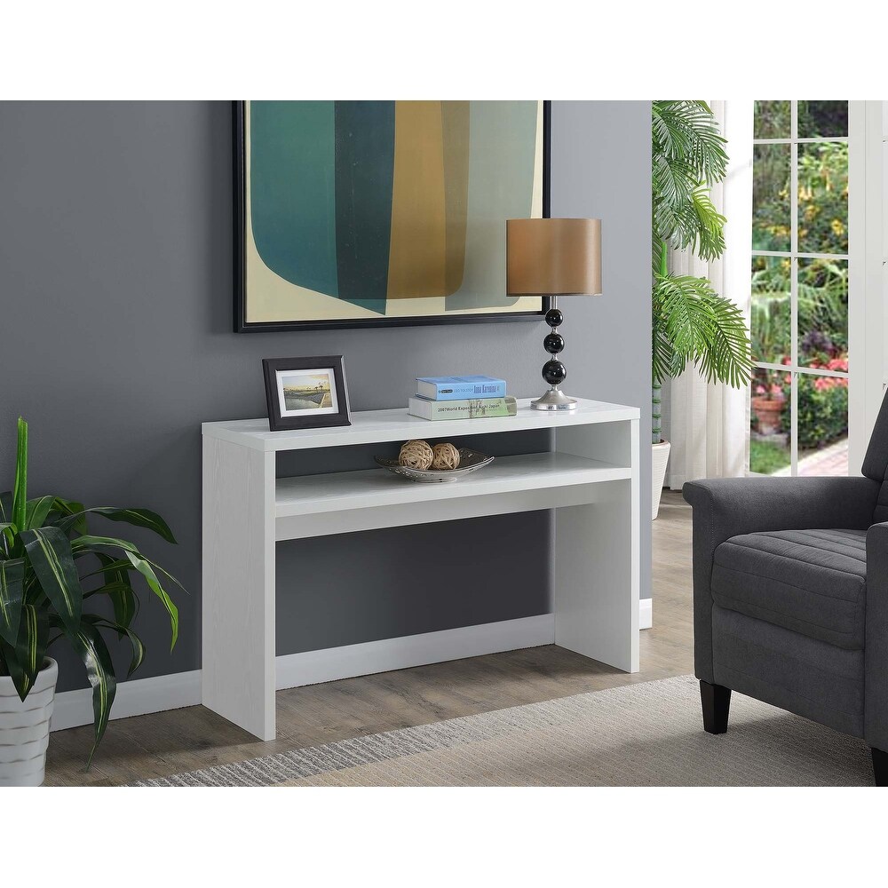 Convenience Concepts Northfield Deluxe Console Table with Shelf