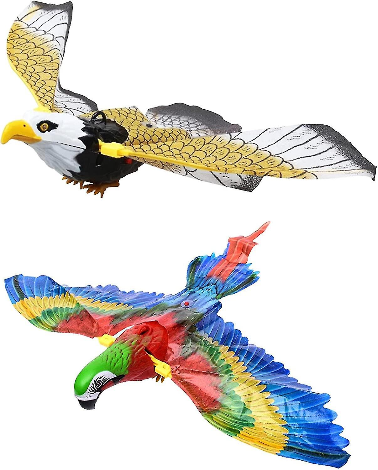 Electric Bird Toys For Cats， Interactive Kitten Toys For Cats To Play And Exercise， Eagle/parrot Shape Sound Toys