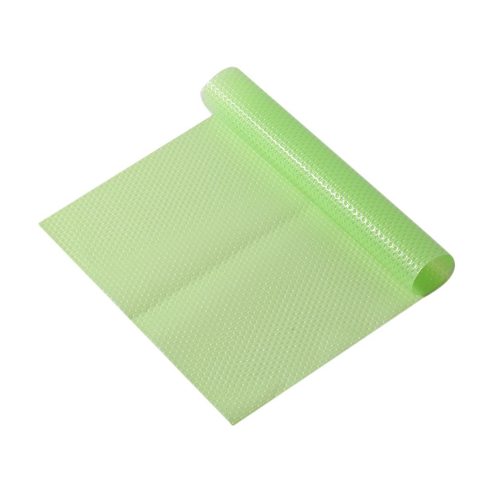 Green Refrigerator Mats Fridge Pads Can Be Cut Anti-bacterial Anti-fouling Pads Absorption Waterproof 1pcs