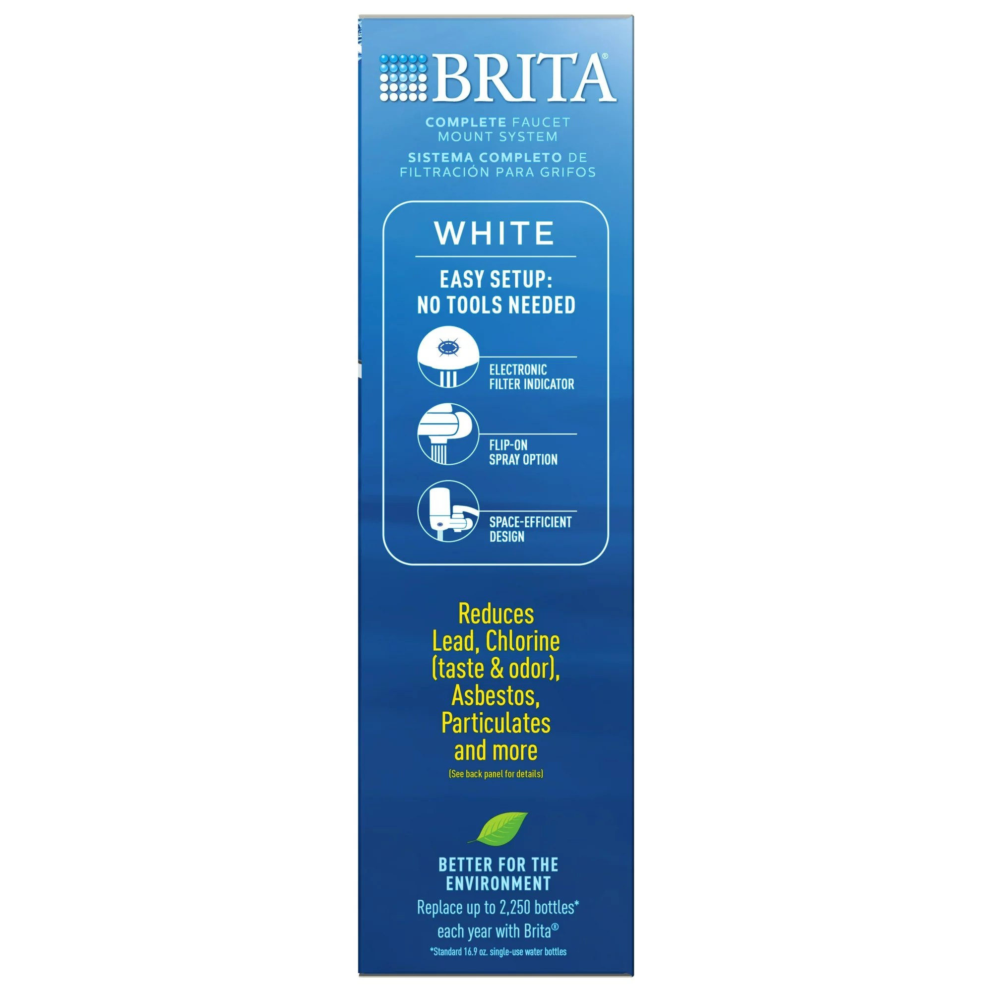 Brita Complete Tap Water Faucet Filtration System - White