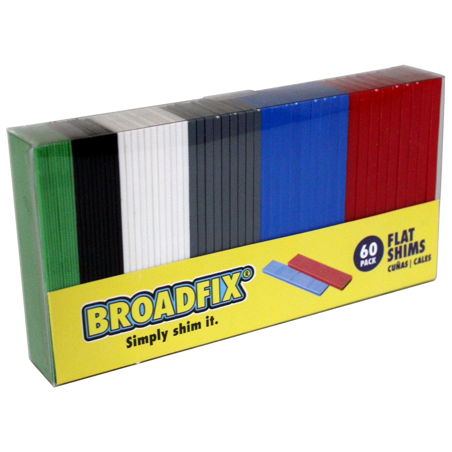 Broadfix 1.13 in. W X 4 in. L Plastic Shim 60 pk