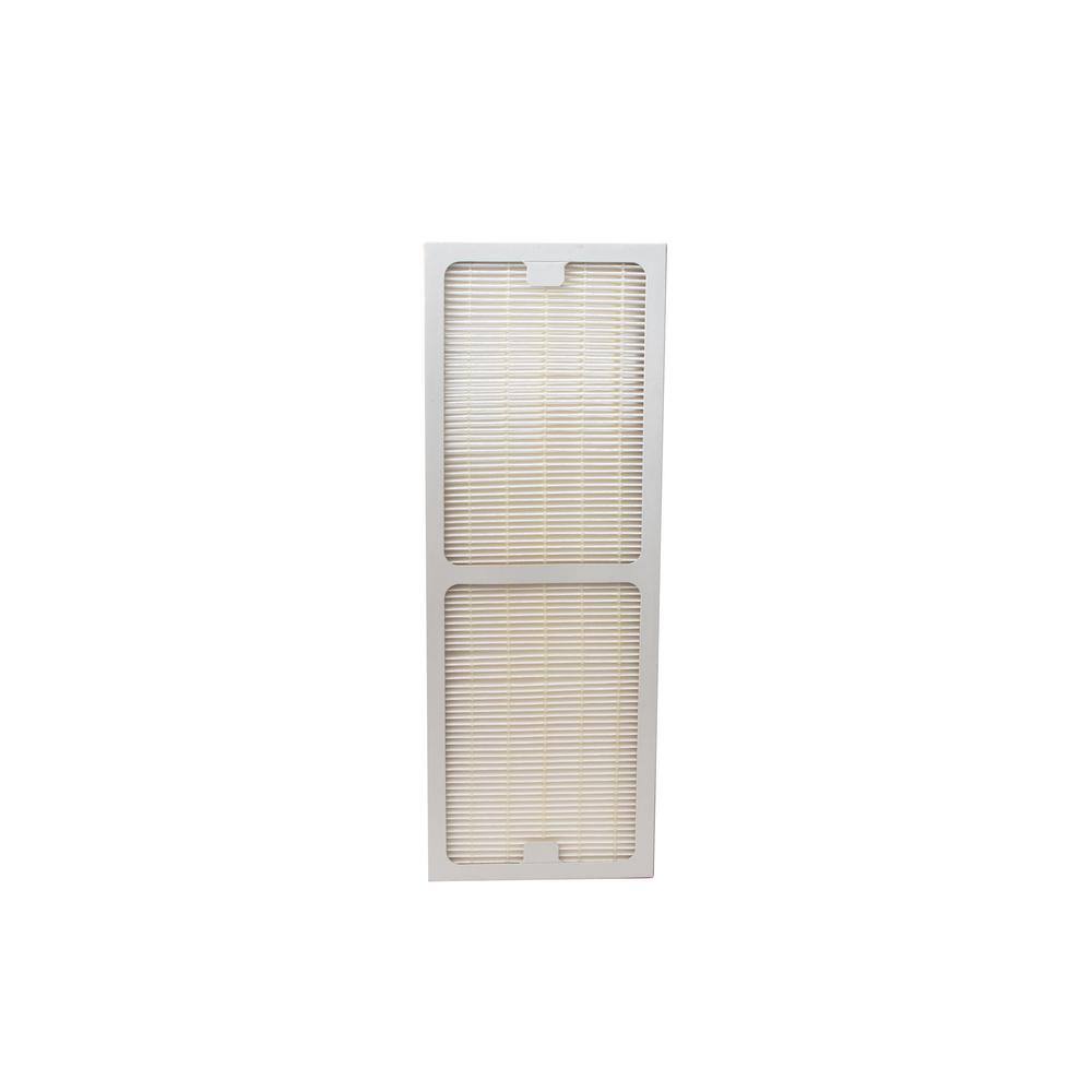 LifeSupplyUSA 6.5 in. x17.5 in. x 2 in. Replacement HEPA Filter Compatible with Hunter Permalife 30967 Air Purifiers ER593