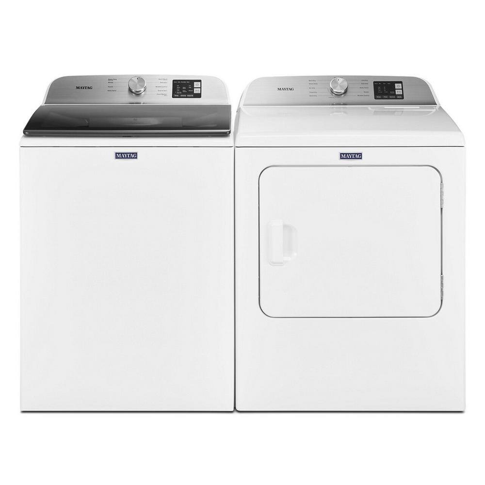 Maytag 28 in. 4.8 cu. ft. White Top Load Washing Machine with Deep Fill MVW6200KW