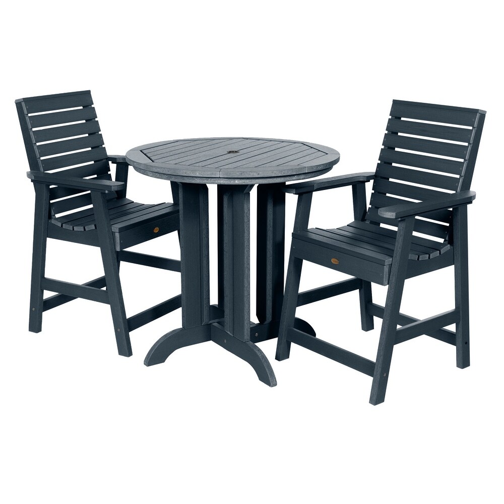 Weatherly 3 piece Outdoor Dining Set   36\