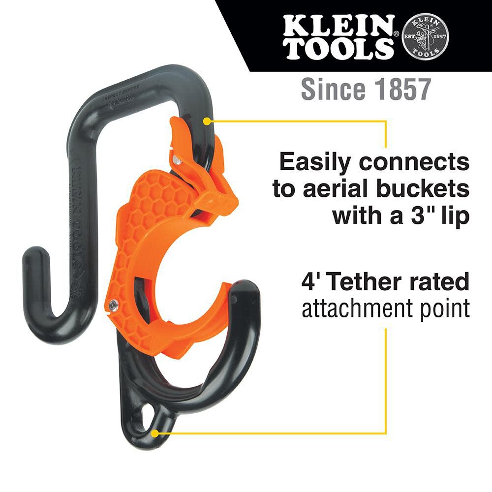 Klein Tools 3 Inch Gated Bucket Hook 5144LG3 from Klein Tools