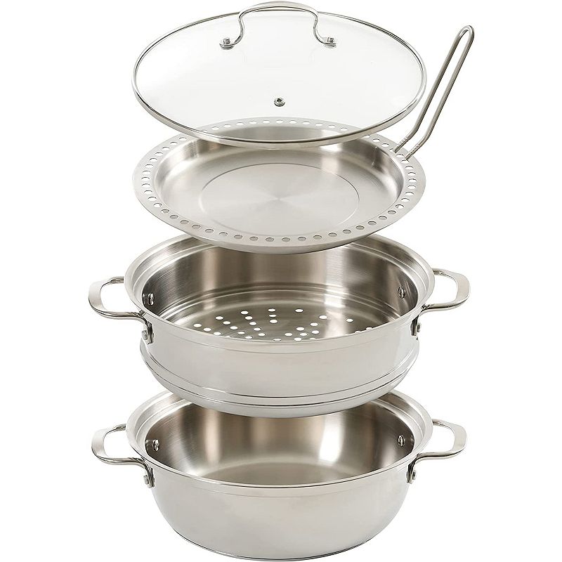 Kenmore Elite Devon 5 Piece Stainless Steel Multi Steamer Set