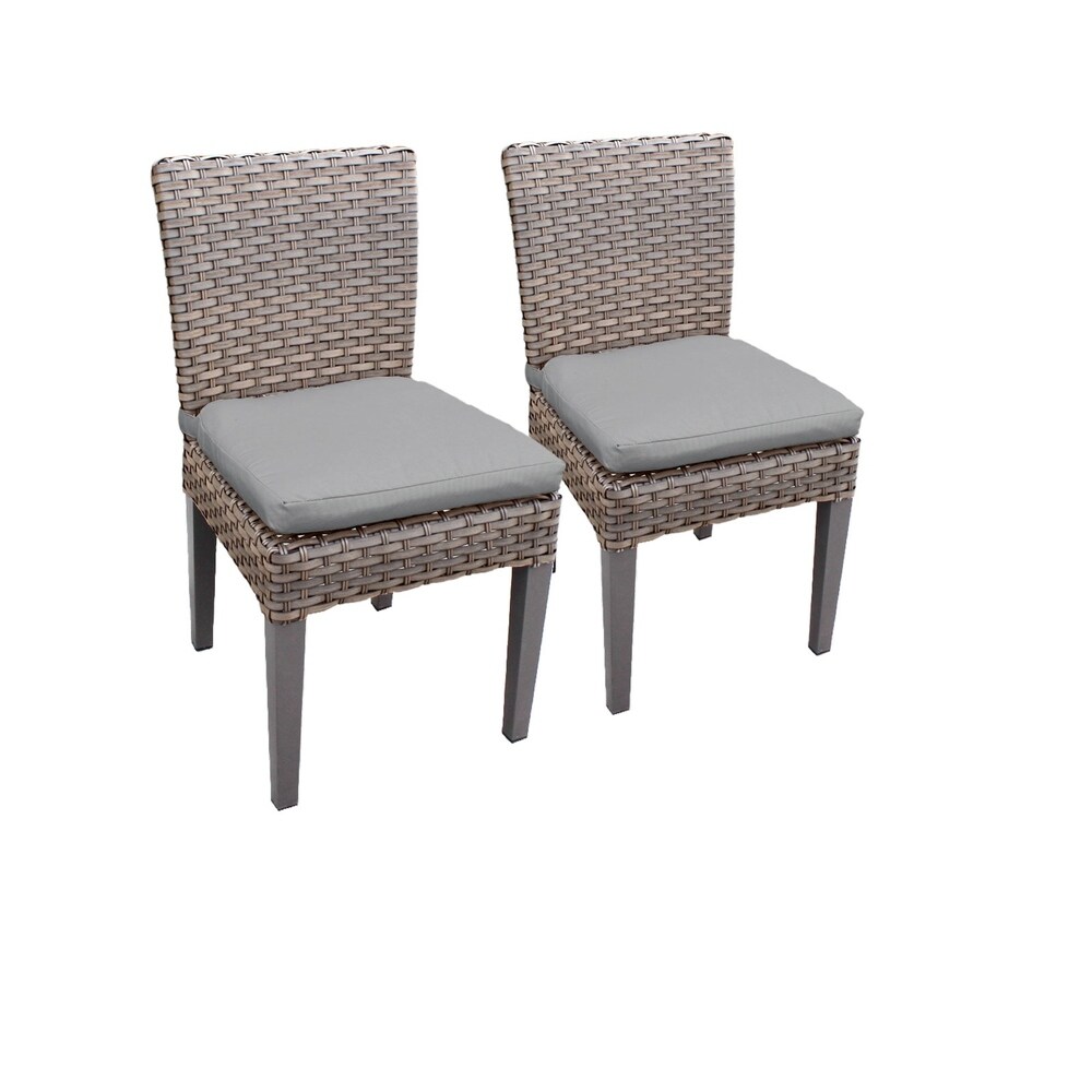 Monterey Rectangular Outdoor Patio Dining Table with 8 Armless Chairs