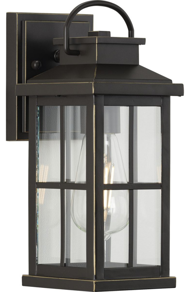 Williamston Clear Glass Farmhouse Outdoor Small Wall Lantern   Transitional   Outdoor Wall Lights And Sconces   by Progress Lighting  Houzz