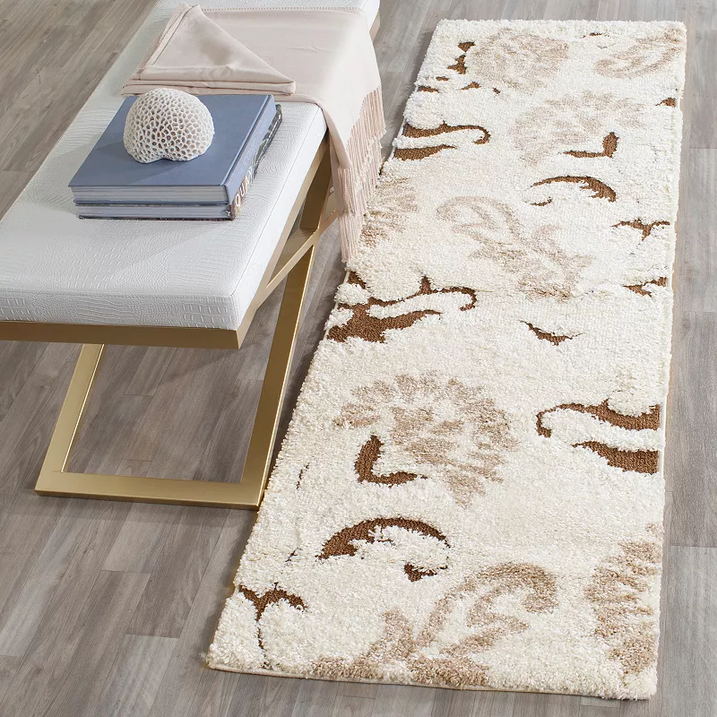 Safavieh Florida Traditional Floral Shag Rug