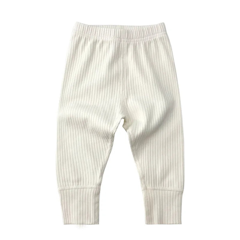 Newborn Baby Pants For Boys Girls Clothing Solid Cotton Stretch Pants Baby High Waist Trousers Toddler Costume Infant PP Pants