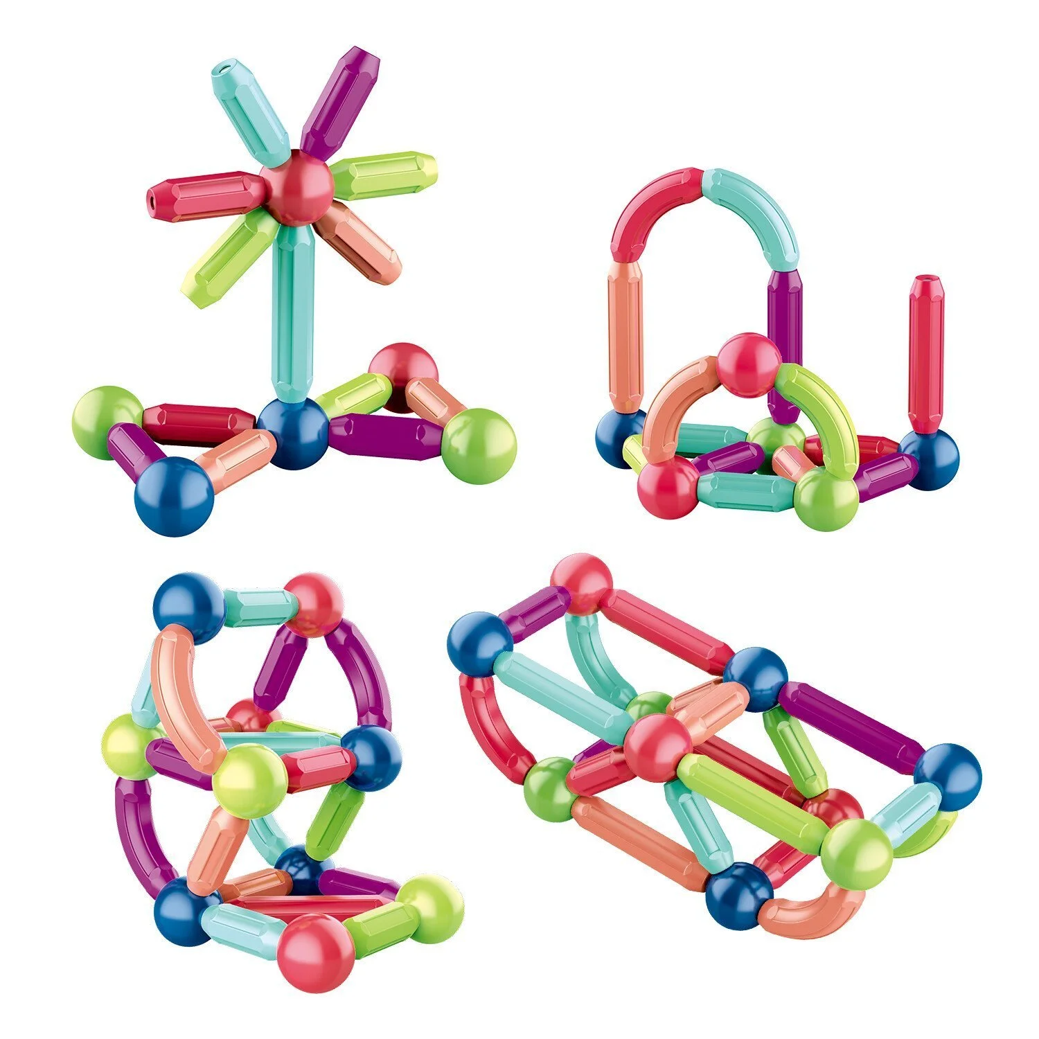 Mother's Day Sale - 49% OFF --- Magnetic Balls and Sticks Educational